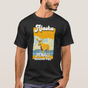 Camiseta Parque Nacional Denali Alaska Fauna Vacaciones