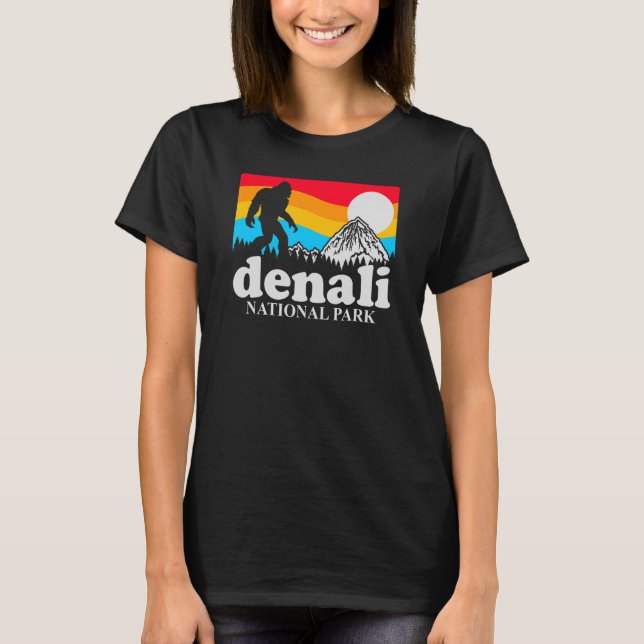 Camiseta Parque Nacional Denali Ama Visitar Nación Estadoun (Anverso)