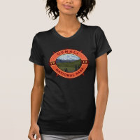 Parque nacional Denali Emblema de brújula retro