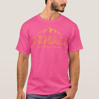 Camiseta Parque Nacional Denali Montaña Chicos Chicas Alask