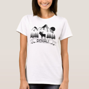 Camiseta Parque nacional Denali Montaña Moose Denali Alaska