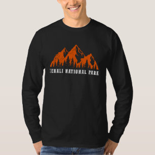 Camiseta Parque nacional Denali Parque nacional Alaska Alas