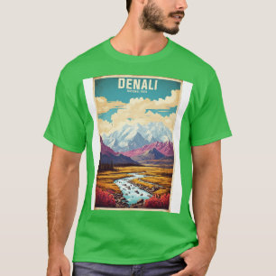 Camiseta Parque nacional Denali Parque nacional Tra de Vint