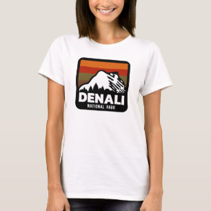 Camiseta Parque nacional Denali Regalo de Alaska Retro
