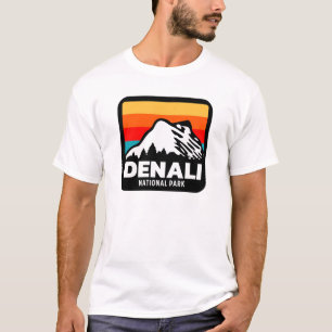 Camiseta Parque nacional Denali Regalo de Alaska Retro