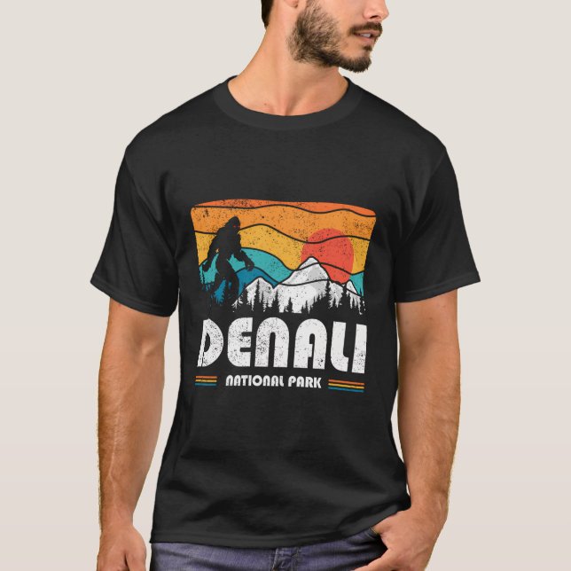 Camiseta Parque nacional Denali Sasquatch Uu Alaska (Anverso)