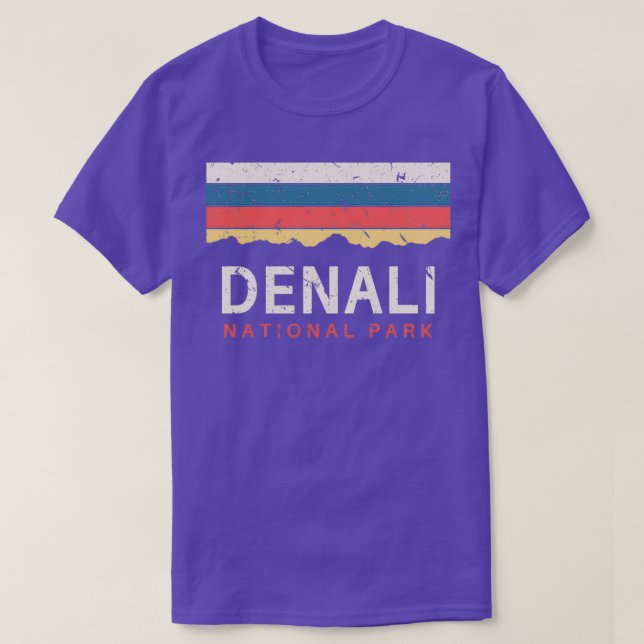 Camiseta Parque nacional Denali Souvenirs Alaska (Diseño del anverso)