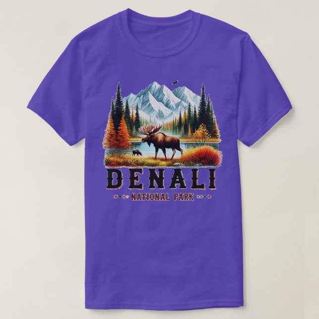 Camiseta Parque nacional Denali TShirt (Diseño del anverso)