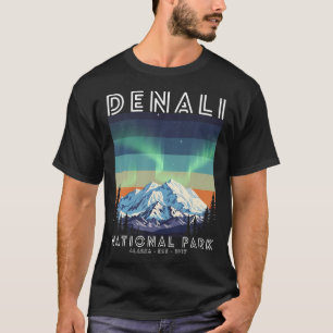 Camiseta Parque Nacional Denali Vintage Alaska Denali