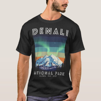 Camiseta Parque Nacional Denali Vintage Alaska Denali