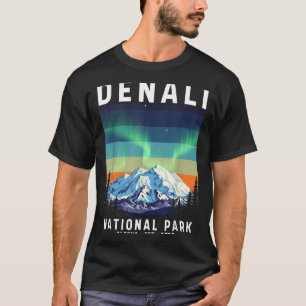 Camiseta parque nacional denali vintage alaska montaña dena