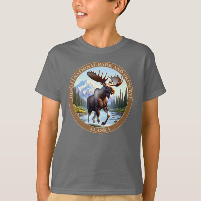 Camiseta Parque nacional Denali y Preserve Alaska (Anverso)