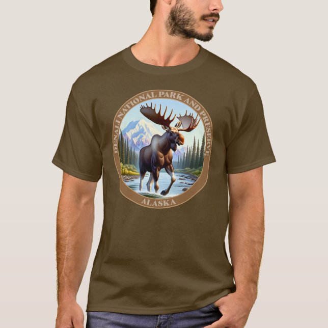 Camiseta Parque nacional Denali y Preserve Alaska (Anverso)