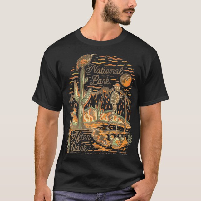Camiseta Parque Nacional Después De La Oscuridad - Vacacion (Anverso)