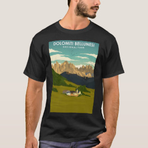 Camiseta Parque nacional Dolomiti Bellunesi
