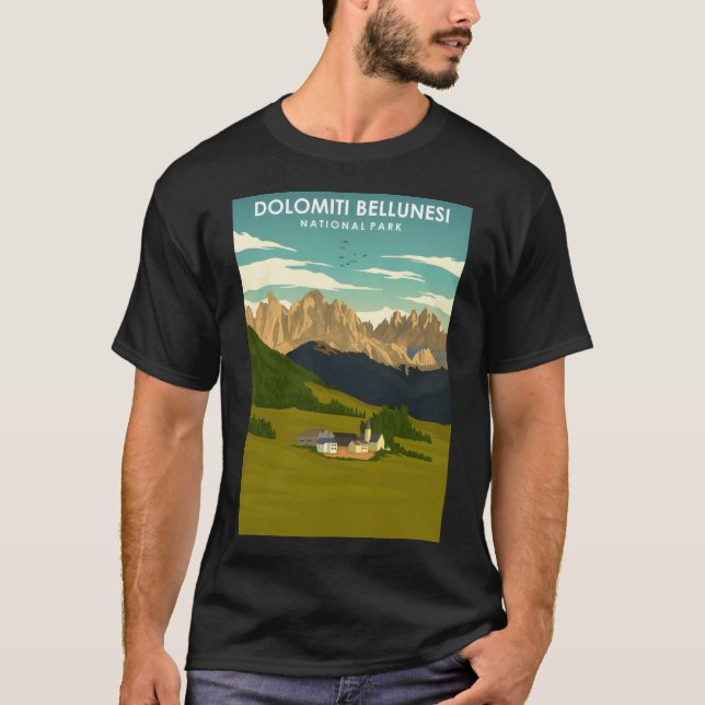 Camiseta Parque nacional Dolomiti Bellunesi (Anverso)