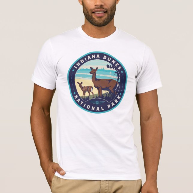 Camiseta Parque nacional Dunas de Indiana (Anverso)