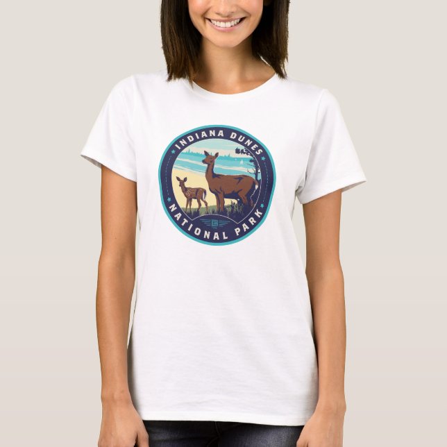 Camiseta Parque nacional Dunas de Indiana (Anverso)