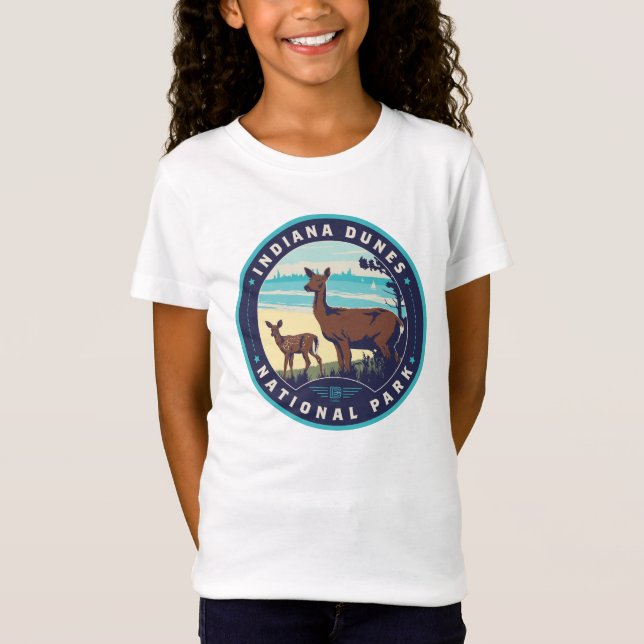 Camiseta Parque nacional Dunas de Indiana (Anverso)