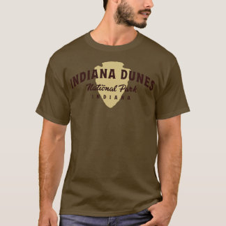 Camiseta Parque nacional Dunas de Indiana Arqueado Marrón d
