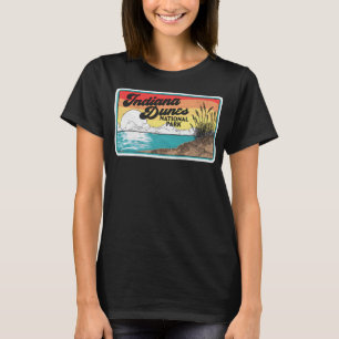 Camiseta Parque nacional Dunas de Indiana Retro Vintage 80
