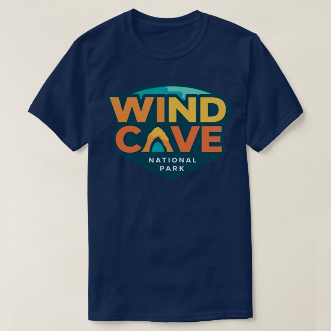Camiseta Parque nacional EEUU 1 de la Cueva del Viento (Diseño del anverso)