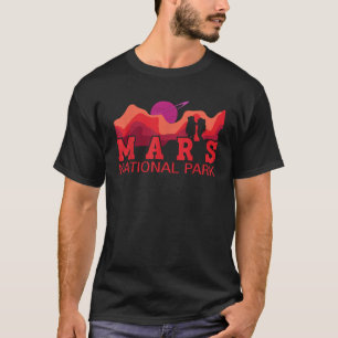 Camiseta Parque Nacional Espacial del Planeta Rojo Divertid