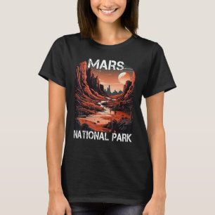 Camiseta Parque nacional espacial Red Mars - Funny Mars