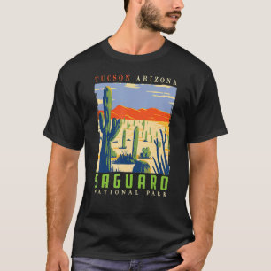 Camiseta Parque nacional estadounidense Saguaro Tucson Ariz