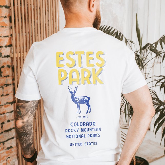 Camiseta Parque nacional Estes Colorado (Estes Park Colorado National Park Elk T-Shirt)