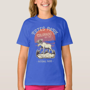 Camiseta Parque nacional Estes Colorado Parque Nacional Moo