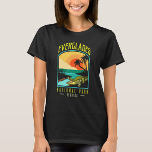 Camiseta Parque nacional Everglades Cocodrilo Estadounidens