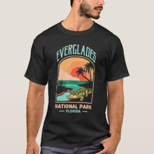 Camiseta Parque nacional Everglades Cocodrilo Estadounidens