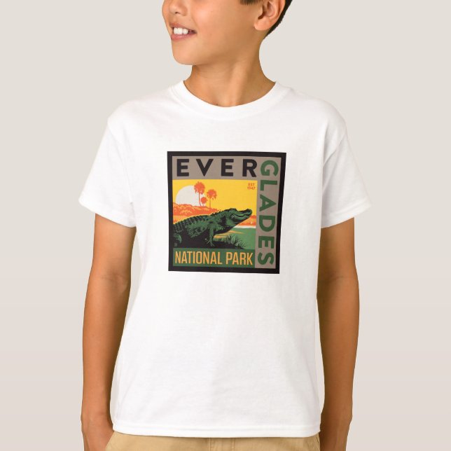 Camiseta Parque nacional Everglades | Florida (Anverso)