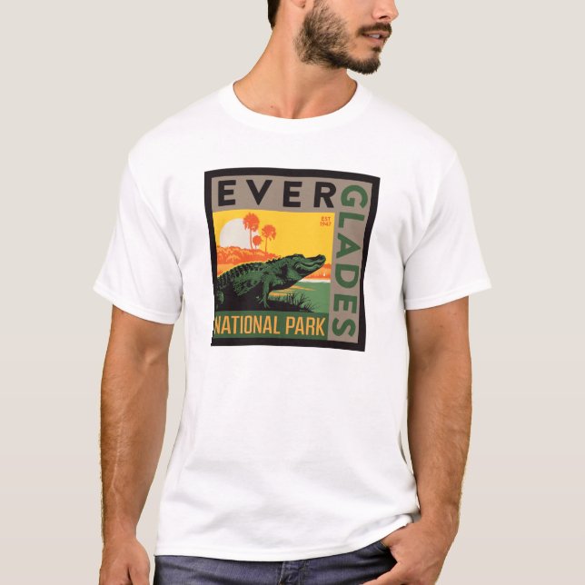 Camiseta Parque nacional Everglades | Florida (Anverso)