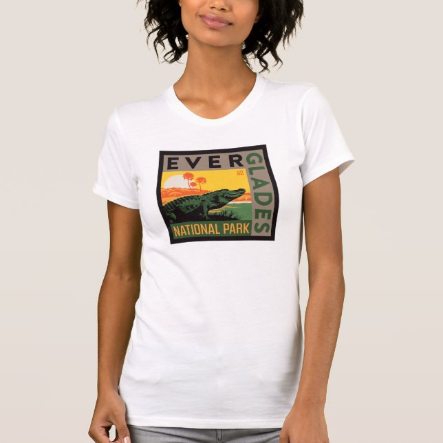 Camiseta Parque nacional Everglades | Florida (Anverso)