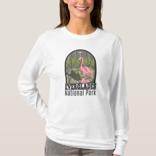 Camiseta Parque nacional Everglades Florida Flamingo Vintag