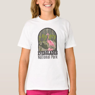 Camiseta Parque nacional Everglades Florida Flamingo Vintag