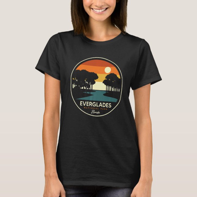 Camiseta Parque nacional Everglades Souvenir Florida Sender (Anverso)