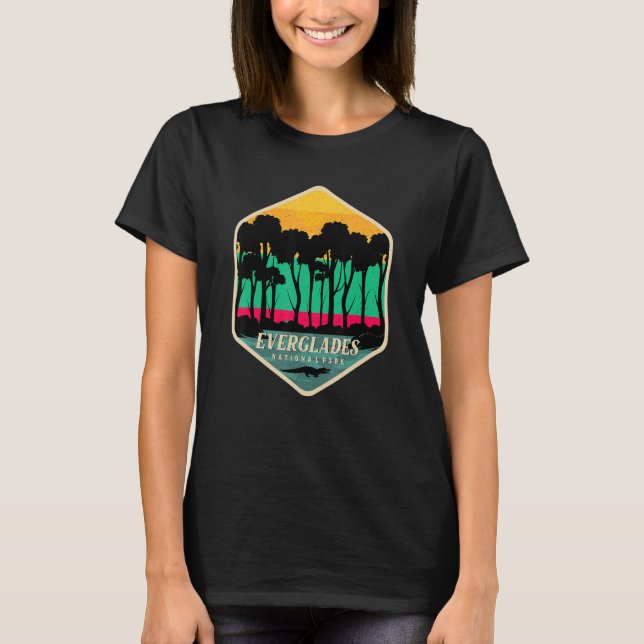 Camiseta Parque Nacional Everglades Wetlands Florida Alliga (Anverso)