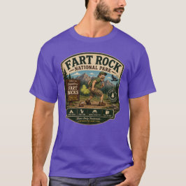Camiseta Parque Nacional Fart Rock Humor Divertido de Campi