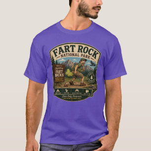 Camiseta Parque Nacional Fart Rock Humor Divertido de Campi