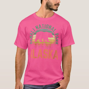 Camiseta Parque nacional femenino Denali Alaska Bear Sender