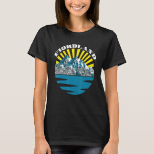 Camiseta Parque nacional Fiordland Nueva Zelanda Senderismo