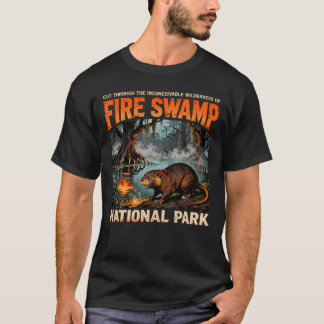 Camiseta Parque Nacional Fire Swamp Vida Silvestre de Casto