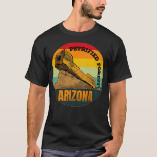 Camiseta Parque nacional forestal Retro Petrified