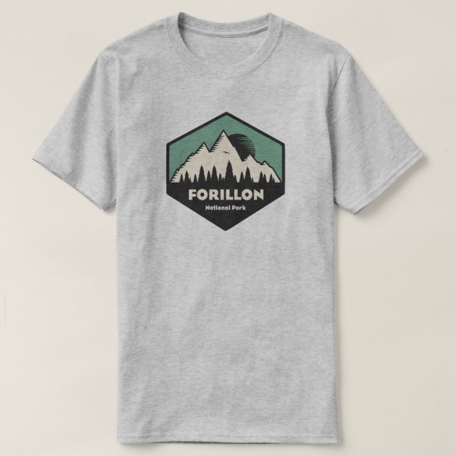 Camiseta Parque nacional Forillon (Diseño del anverso)
