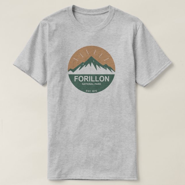 Camiseta Parque nacional Forillon (Diseño del anverso)