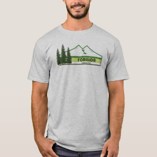 Camiseta Parque nacional Forillon Green Stripes