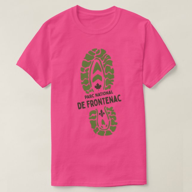 Camiseta Parque nacional Frontenac Quebec Canadá QC Hiki (Diseño del anverso)